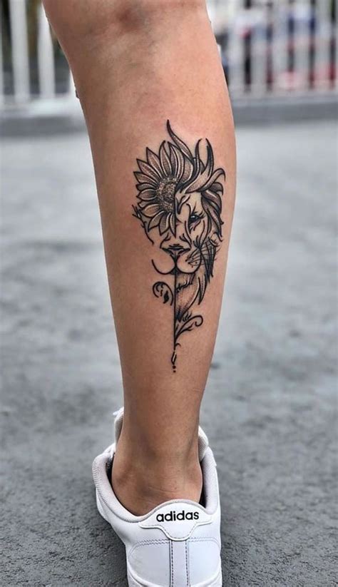 calf tattoo ideas for women